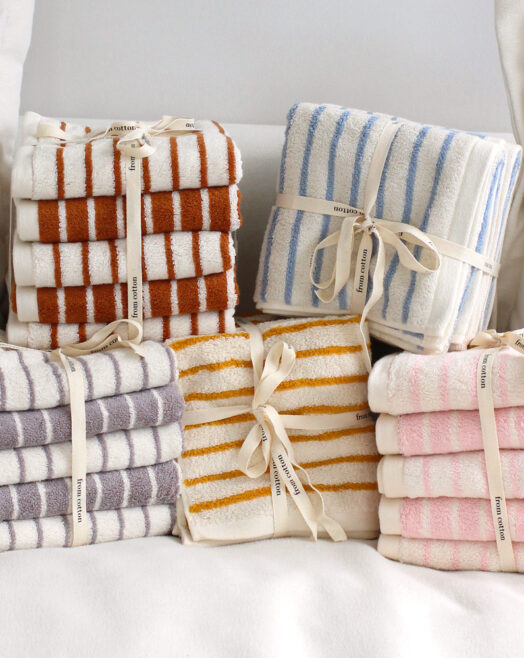 Khăn Tắm Gội Đầu Siêu Mềm Soft Touch London Stripe 40x80cm