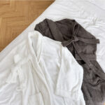 Áo choàng tắm HÀN QUỐC SOFT TOUCH cao cấp, 100% cotton sợi 40s, thấm hút TỐT, an toàn cho da - Ảnh 4