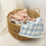 Khăn Bông Tắm, Gội Cỡ Nhỏ 36x80cm Hound Tooth Cao Cấp Chính Hãng Soft Touch, Chất Liệu Sợi 40S Bông Mềm,Thấm Hút Tốt - Ảnh 5