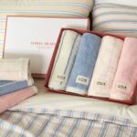 Hộp Quà Tặng 4 Khăn Bông 40x80CM Cao Cấp Chính Hãng Soft Touch Hàn Quốc, Thiết Kế Siêu Bông Dày, Thấm Hút