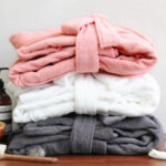 Áo choàng tắm HÀN QUỐC SOFT TOUCH cao cấp 30s, 100% cotton mềm mại, thấm hút tốt và nhanh khô - Ảnh 2