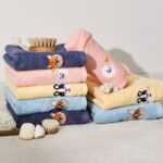 Khăn Lau Đầu, Lau Mặt thêu hình My Dog Chính Hãng Soft Touch 40X80cm, Cotton Mềm Nhẹ Thấm Hút Tốt - Ảnh 8