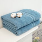 Khăn Tắm Gội Soft Touch Hàn Quốc Double Face 40x80cm - Chất Liệu Sọi 40s/CM Cao Cấp, Thấm Hút Tốt - Ảnh 8