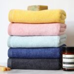 Khăn Gội Đầu Soft Touch Hàn Quốc Bamboo Silkry 180g, 40x80cm - 100% Sợi Tre Mềm Mại, Thấm Hút Tốt - Ảnh 3