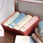 Hộp Quà Tặng 4 Khăn Bông 40x80CM Cao Cấp Chính Hãng Soft Touch Hàn Quốc, Thiết Kế Siêu Bông Dày, Thấm Hút - Ảnh 3