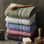 Khăn Tắm, Khăn Gội Đầu Bamboo Hàn Quốc 190g, 40x80 Chính Hãng Soft Touch 100% Sợi Tre Mềm Mại, Thấm Hút, Kháng Khuẩn - Ảnh 4