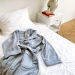 Áo choàng tắm HÀN QUỐC SOFT TOUCH cao cấp, 100% cotton sợi 40s, thấm hút TỐT, an toàn cho da - Ảnh 5