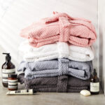 Áo choàng tắm HÀN QUỐC SOFT TOUCH cao cấp, 100% cotton sợi 40s, thấm hút TỐT, an toàn cho da - Ảnh 7