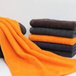 Bộ 5 Khăn Nails, Spa, Gội Đầu (34x75cm) Khăn Lau Đa Năng Sauna SOFT TOUCH Cotton Dày, Mềm, Thấm Hút Tốt