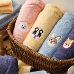Khăn Lau Đầu, Lau Mặt thêu hình My Dog Chính Hãng Soft Touch 40X80cm, Cotton Mềm Nhẹ Thấm Hút Tốt - Ảnh 7