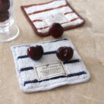 Tea Coaster Decor Bàn Trà, Phong Cách Hàn Quốc - Chất Liệu 100% Cotton, Thấm Hút Cực Tốt - Ảnh 6
