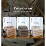 Khăn Tắm, Gội HÀN QUỐC cao cấp Soft Touch Lettering, 100% Cotton Dày Dặn, Bông Mềm Và Thấm Hút Tốt - Ảnh 3