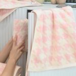 Khăn Bông Tắm, Gội Cỡ Nhỏ 36x80cm Hound Tooth Cao Cấp Chính Hãng Soft Touch, Chất Liệu Sợi 40S Bông Mềm,Thấm Hút Tốt - Ảnh 3