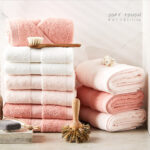 Khăn Tắm, Gội Đầu Soft Touch Hàn Quốc Prime 40x80cm - 100% Cotton Mềm Mại, Thấm Hút, Kháng Khuẩn Tốt