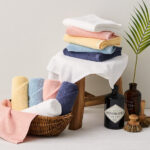 Khăn tắm gội đầu lau mặt Glory - SOFT TOUCH cao cấp, chất cotton mềm mại, thấm hút tốt dùng cho gia đình, khách sạn - Ảnh 4