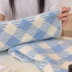 Khăn Bông Tắm, Gội Cỡ Nhỏ SHEPHERD CHECK Cao Cấp 36x80CM, Cotton 40S Mềm Mại, Bông Dày, Thấm Hút Tốt - Ảnh 3