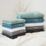 Khăn Tắm Gội Soft Touch Hàn Quốc Double Face 40x80cm - Chất Liệu Sọi 40s/CM Cao Cấp, Thấm Hút Tốt