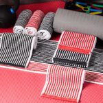 Khăn Thể Thao, Lau Mồ Hôi Cao Cấp Yarn Stripe Chính Hãng Soft Touch - Chất Bông Mềm, Thấm Hút Tốt