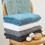 Khăn Tắm Gội Soft Touch Hàn Quốc Double Face 40x80cm - Chất Liệu Sọi 40s/CM Cao Cấp, Thấm Hút Tốt - Ảnh 7